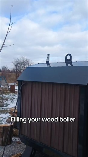 #portageandmain wood boilers. only fill it with premixed polypropylene glycol.