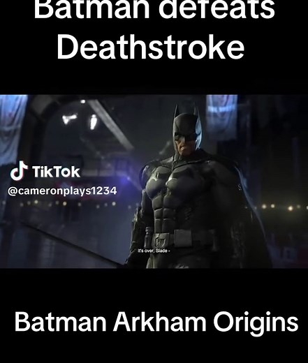 Batman Defeats Deathstroke in Arkham Origins