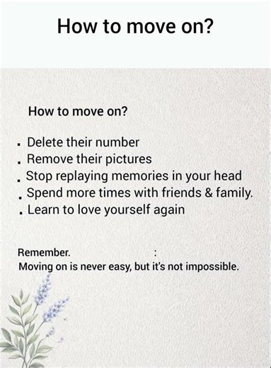 How To Move On After Breakup | Self Love & New Start Motivation#MoveOn #SelfLove #BreakupMotivation