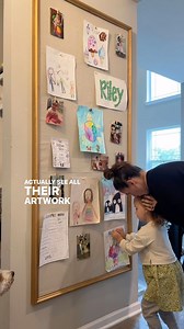 Giant DIY pinboard for under $40?! Here are the supplies I used 👇🏻 - @krazy_products 1lb Krazy tape available on Amazon $10 - Foam insulation $17 @homedepot - Canvas drop cloth $10 @harborfreight - Optional: I had extra trim lying around for a frame but this trim is from @weaberlumber and you can find it at @homedepot Now I have way more storage for artwork so I don’t have to throw anything away like I used too 🤪 #artworkdisplay #krazytape #krazytapepartner #giantpinboard #pinboard #diytutori