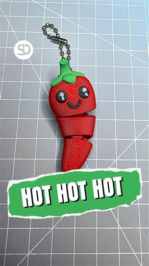 Things Are Getting Spicy! 🌶️✨ #3dprinting