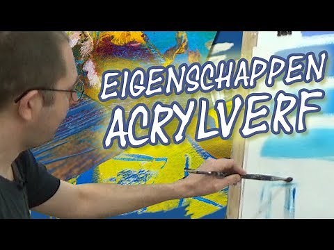 Acrylic paint for beginners: properties and techniques
