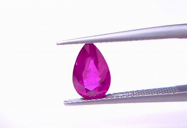 1.74 Ct Natural Ruby Pear Shape | Pinkish Red Heated Ruby | GIT Certified Loose Gemstone for Ring Pendant - Etsy