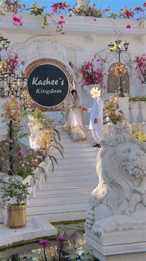 A moment of purity, grace, and timeless elegance ✨🤍 For her Nikkah shoot, Laiba Khan radiates serenity at Kashee’s Kingdom, Tariq Road, where every detail reflects refined artistry and understated luxury. From the flawless makeup to the exquisite bridal ensemble and statement jewellery — this look is a true expression of Kashee’s signature excellence. 👗 Dress: Kashee’s Bridal Boutique 💎 Jewellery: Kashee’s Jewellery 💄 Makeup: Kashif Aslam 📍 Location: Kashee’s Kingdom, Tariq Road 🎥 Shoot: T