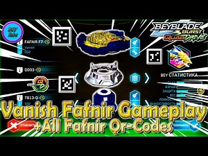 Gameplay VANISH FAFNIR F7 + QR-CODES | Геймплей VANISH FAFNIR F7 + Qr-КОДЫ Beyblade Burst Quaddrive