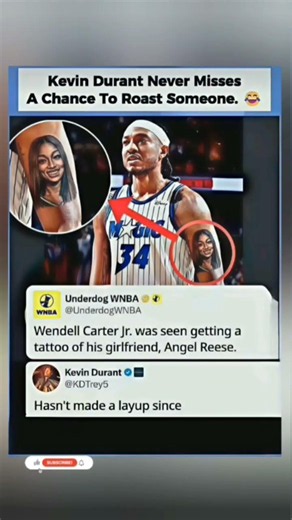 Kevin Durant's Latest Roast Has Basketball Fans Laughing #shorts #viral