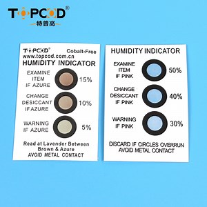 [Hot Item] Cobalt Free Humidity Indicator Cards for Sensitive Device Packing (5%-10%-60%)