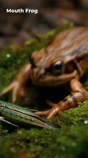 Eats Grasshopper! #frogeating