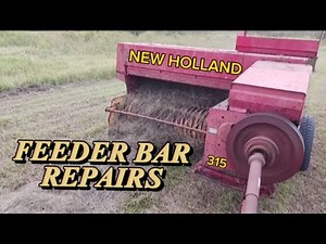 NEW HOLLAND 315 square BALER repairs