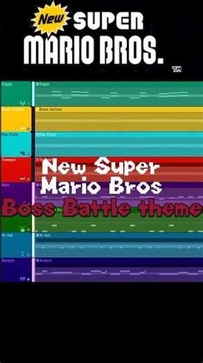 New Super Mario Bros Boss Battle theme FL Studio deconstruction.