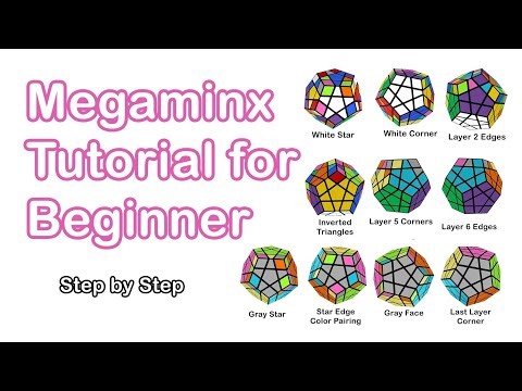 How to solve a Megaminx Beginner tutorial (step by step)