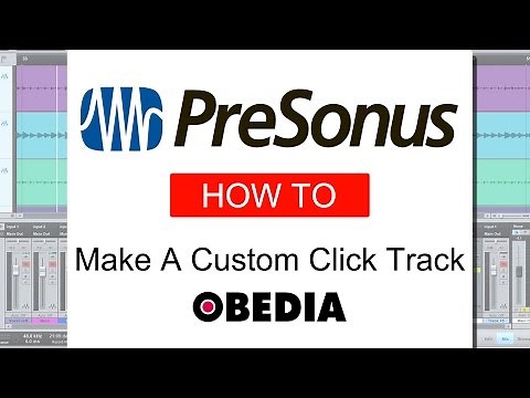 PreSonus Studio One - How To Make a Custom Click Track