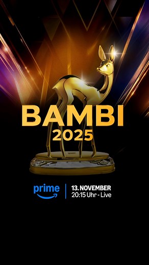 Bereit für BAMBI 2025? Am 13. November exklusiv und frei zugänglich bei Prime Video. #Bambi2025 | BAMBI