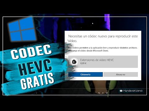 CODE HEVC GRATIS (LEGAL) SOLUCION ERROR NO ABRE VIDEOS REPRODUCTOR DE WINDOWS 10 @HundsvartJarva