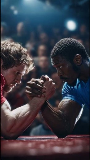 Arm Wrestling Battle: Who Wins? | AI 🤖💪 #shorts #ai
