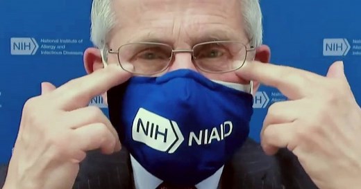 Dr. Fauci demonstrates why 'the fit is better' if you double mask