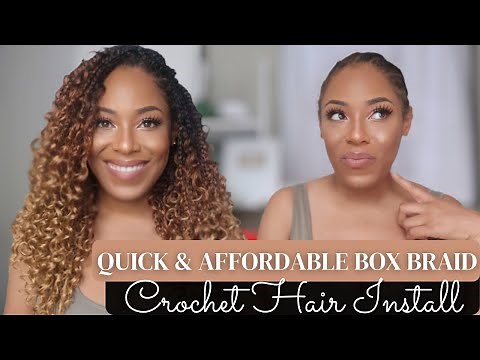Quick & Easy Goddess Box Braids Crochet Hair Install| Lia Lavon