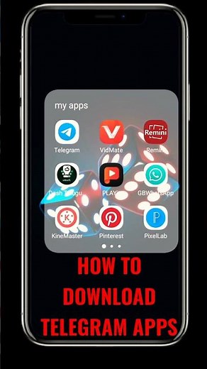 HOW TO DOWNLOAD APPS ON TELEGRAM
