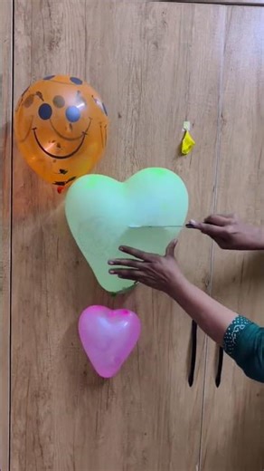 3 Confetti Explosion Popping Balloon With heart Explode 💥🎊🎈 #satisfying #funny #diy