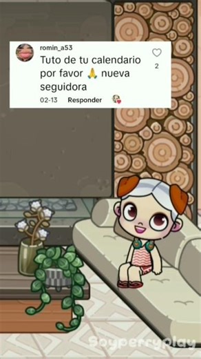 tutorial del calendario de mi vídeo 🐾#avatarworld