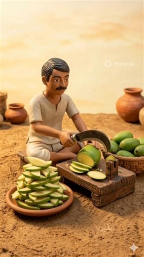 🥭 Dadi Maa ke Hath ka Aam ka Achar | #Shorts#aianimation#cartoon #animation#claymation#meta
