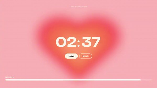 4-hour Pomodoro Timer for Studying 🧡 25 min Study Session, 5 min breaks | Aesthetic Back to School