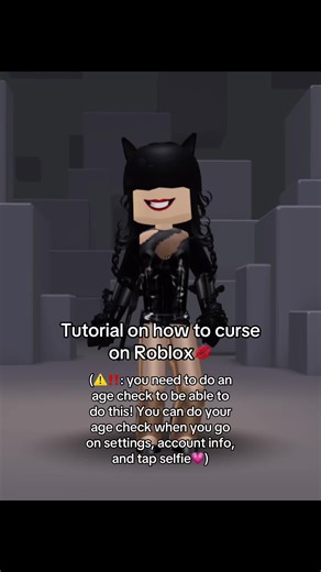 Tutorial on How to Curse on Roblox