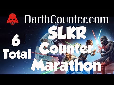 SLKR Counter Marathon - 6 5v5 SWGOH GAC Counters using Jabba, JMK, JML, LV, JKL, SLKR