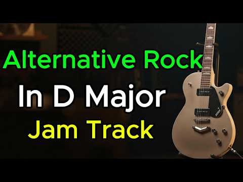 Alternative Rock Backing Track in D Major | Emotional Guitar Jam Track for Soloing & Improvisation
