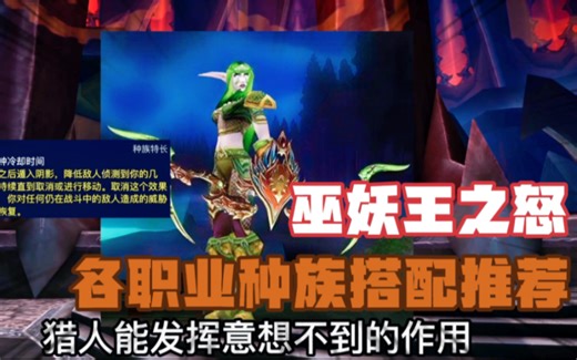 巫妖王之怒：各职业种族搭配推荐，练新号的可要注意选对种族哦