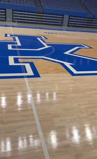 42K views · 359 reactions | LOOK: The new court design that was debuted last season for only 1 game looks to be back in Rupp Arena currently.  : Cody_Fueger/IG | Cats Coverage | Facebook