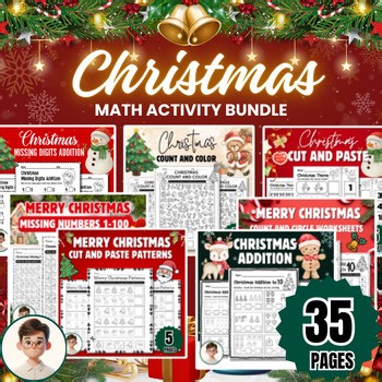 Christmas Math Worksheets Mega Pack