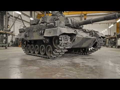 Inside the Process of Building a Detailed Tank Model | Full Assembly