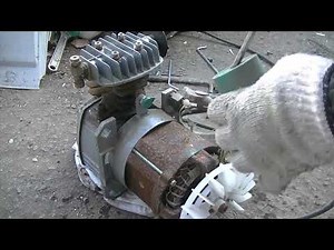 スクラップの電動のコンプレッサー屑を分解や解体してみた 内部の構造 資源的価値があるか検証 リサイクル モーターコア屑 ラスト衝撃的な結末