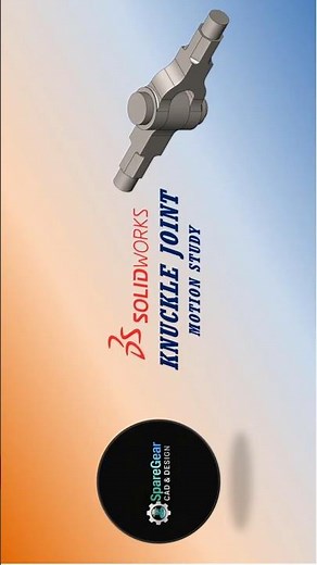 SolidWorks Assembly Motion Study Tutorial | Knuckle Joint