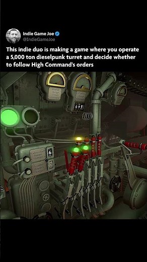 Operate a 5,000 ton dieselpunk turret and decide whether to follow High Command's orders
