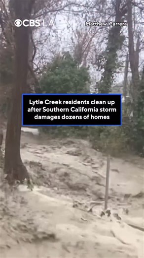 Lytle Creek residents are cleaning up the mess from the latest Southern California storm while also preparing for the next round of rain. CBS LA reporter Joy Benedict spoke with one homeowner, who was in the hospital recovering from a heart attack, among the dozens affected by flooding. | CBS LA