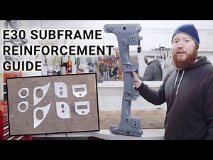 BMW E30 Front Subframe Reinforcement | How To Install Weld-In Plates | 003