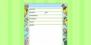 People Who Help us Themed Adult Led Carpet Based Activity Planning Template