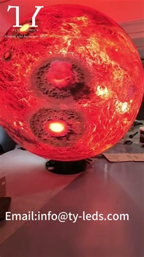 LED spherical diaplay，360° LED Sphere Screen: Immersive Digital Signage Solution，LED Globe Display