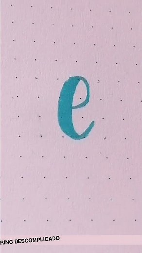 DICAS PARA FAZER ALFABETO LETTERING FÁCIL PARA INICIANTES | BRUSH LETTERING #SHORTS
