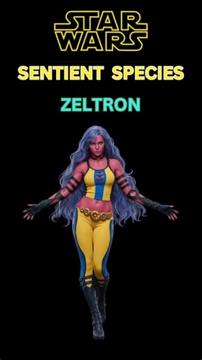 Star Wars Sentient Species: Zeltron #starwars #starwarsfacts #shorts