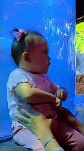 Halja Lihat Ikan di Seaworld