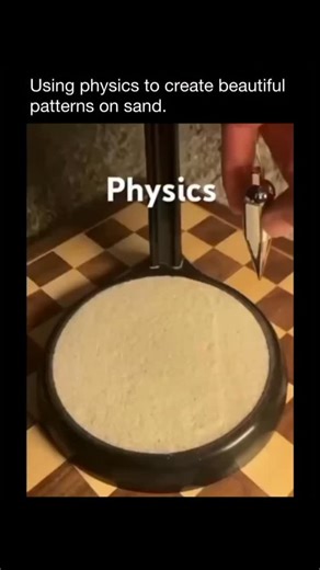 Curious Matters on Instagram: "Give the pendulum arm a gentle push, and gravity — along with Earth’s rotation — begins to shape elegant geometric patterns in the sand.⁠ ⁠ Because the fine sand creates almost no friction, the pendulum can swing freely for up to five minutes, slowly tracing precise curves as it moves. What starts as a simple motion becomes a visible record of physics at work, where forces we don’t usually notice quietly guide every line.⁠ ⁠ It’s a calm demonstration of how motion,