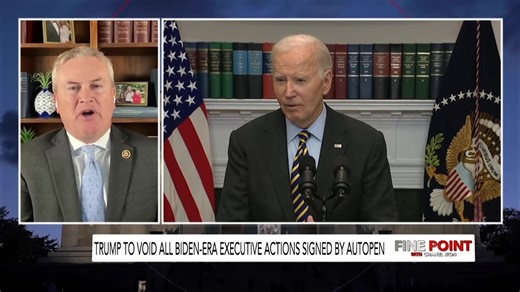Rep. James Comer and Guest Host Mike Howell discuss Biden-era executive actions signed by autopen. Watch OAN Live here: https://live.oann.com/home.ktv?utm_source=socials&utm_medium=social media&utm_campaign=fb | One America News Network