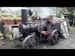 Homemade Steam Traction Engine first run in years #homemade #steamengines