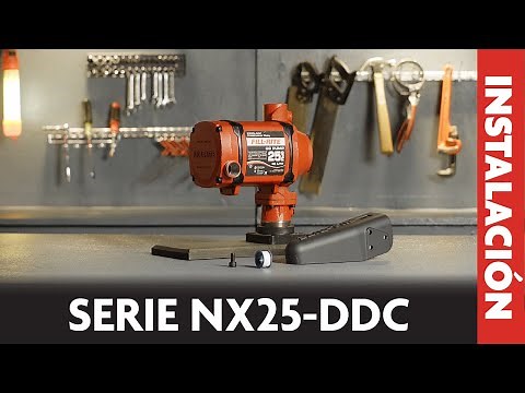 Serie NX25-DDC de Fill-Rite - Instalación de la bomba de transferencia de combustible