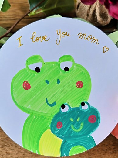 Adorable Frog Craft for Mother’s Day