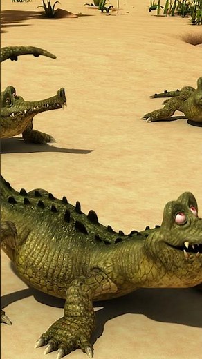 When Crocodiles Play With Oscar #oscarsoasis #cartoon #official