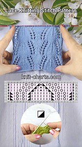 Lace Knitting Stitch Pattern#lacenitting #knittingstitch #knittingpattern #lacepattern #knittingideas #knittingtutorial | Free Knitting Patterns